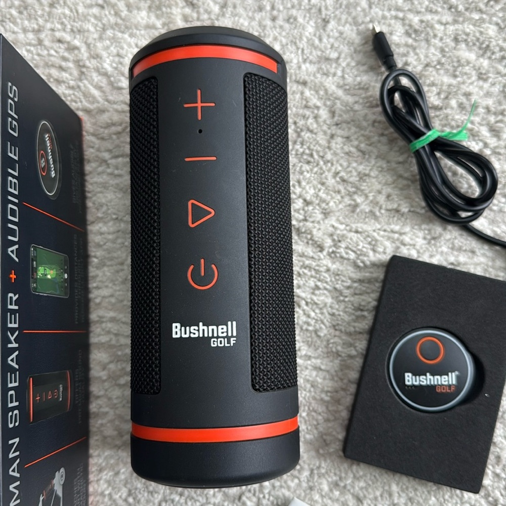 Bushnell Golf WINGMAN Bluetooth Speaker + Audible GPS - Gently Used